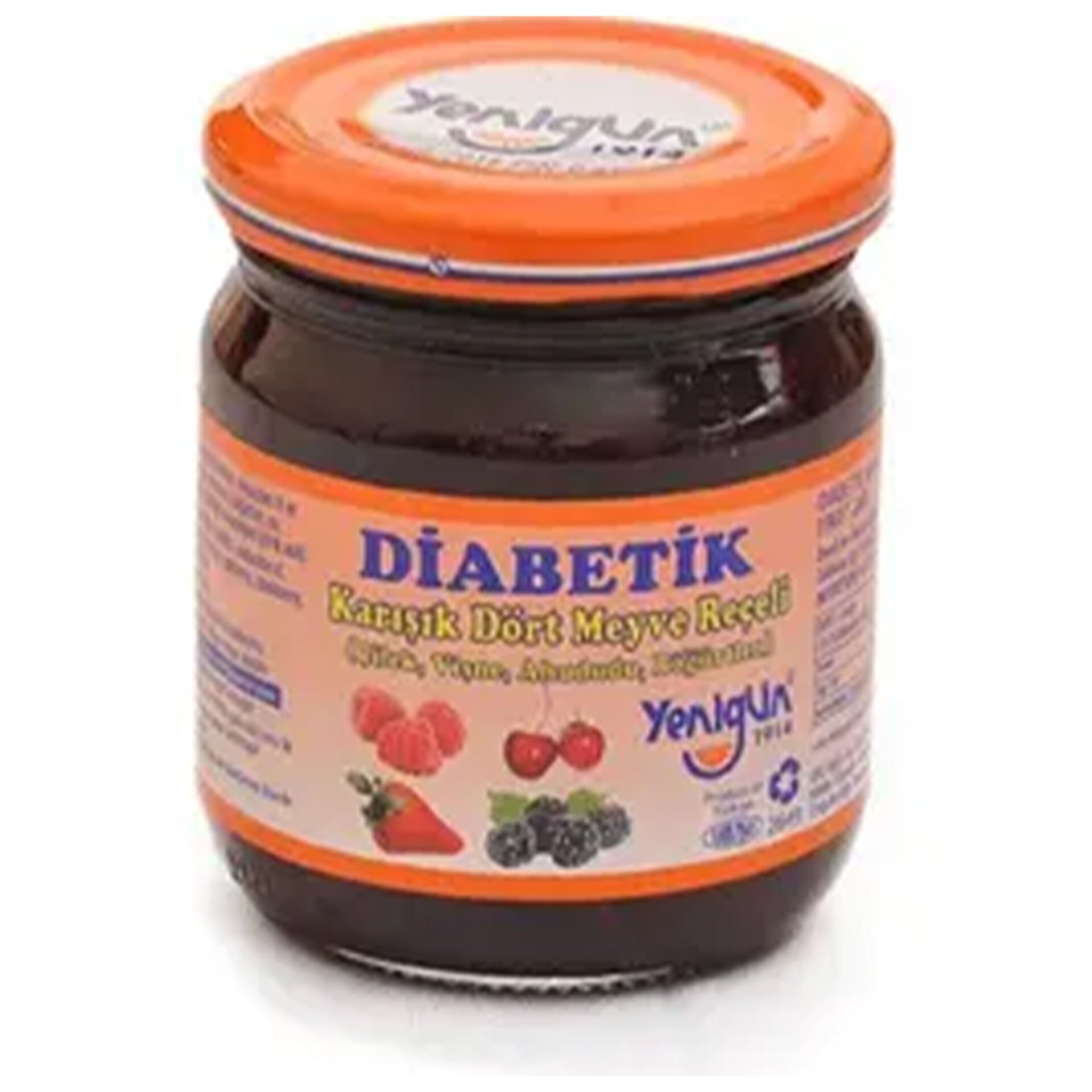 Yenigün Diyabetik 230 gr Karışık Dört Meyveli Reçel