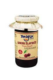 Yenigün Şeker İlavesiz Vişne Reçeli 290 gr