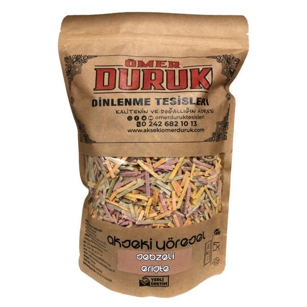 Ev Yapımı Sebzeli Erişte Makarna 700g Kraft