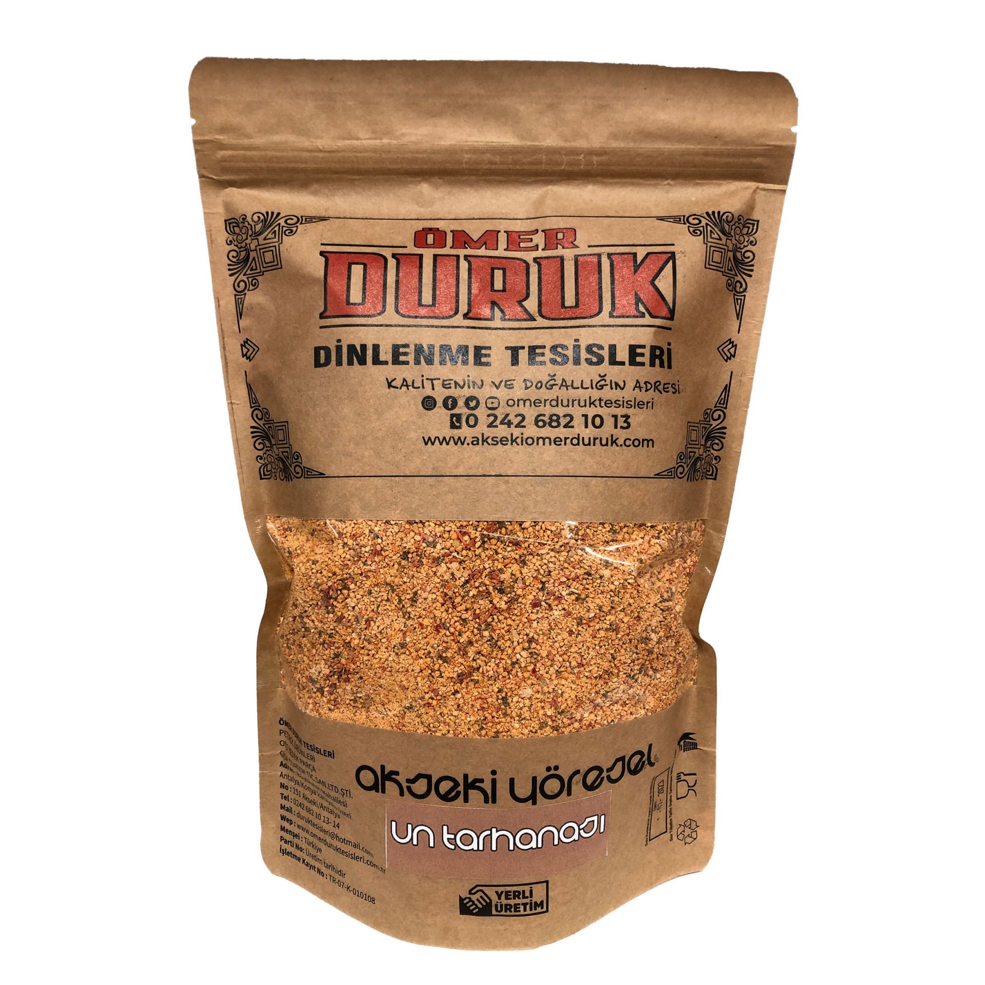 Doğal Ev Yapımı Tarhana 1 Kilo Kraft