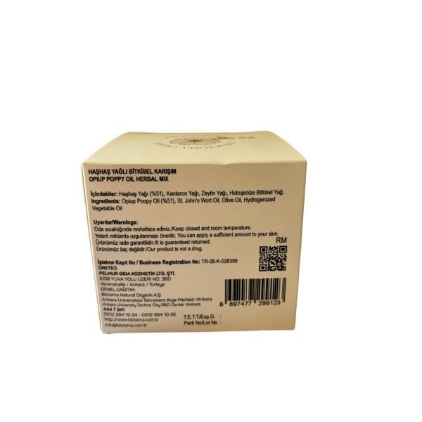 Bıotama Haşhaş Yağlı Karışım Krem 50ml