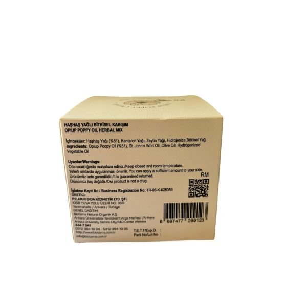 Bıotama Haşhaş Yağlı Karışım Krem 50ml