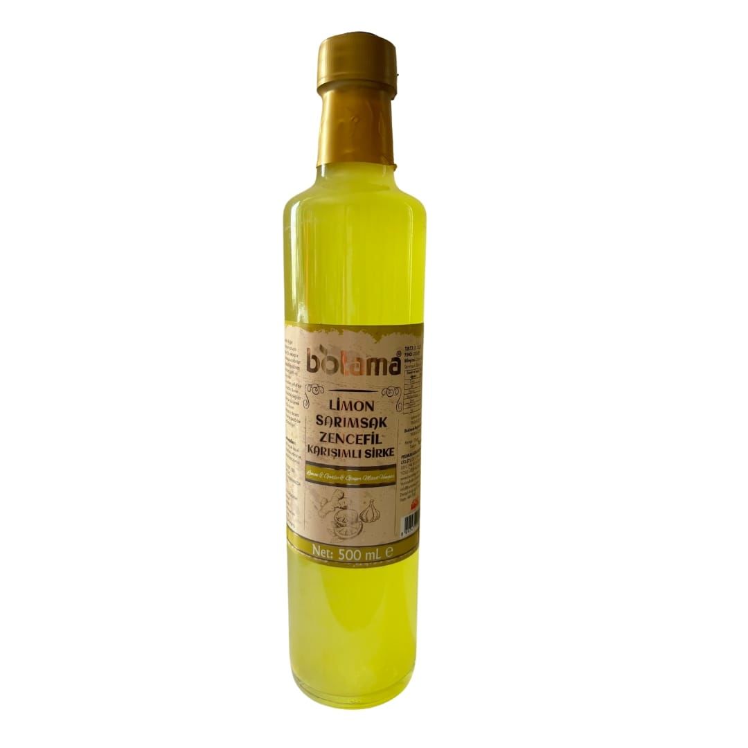 Bıotama Limon Sarımsak Zencefil Karışımlı Sirke 500ml