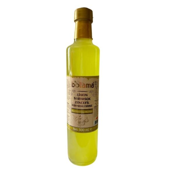 Bıotama Limon Sarımsak Zencefil Karışımlı Sirke 500ml