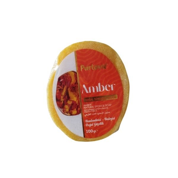 Purlavie Doğal Süngerli Sabun Amber 100g