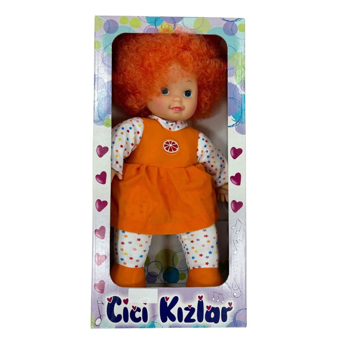 Halley Cici Kızlar Oyuncak Bebek TURUNCU