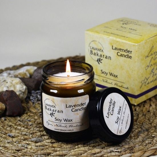 LAVANTA BAKARAN MUM 210ML (LAVANTA KOKULU)