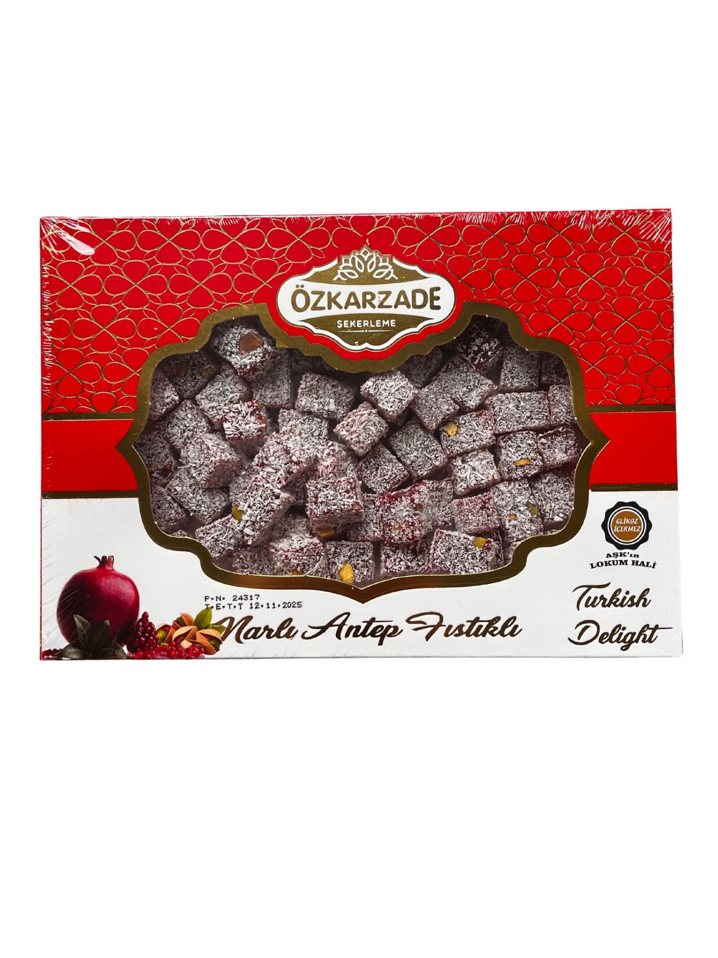 ÖZKARZADE NAR VE ANTEP FISTIKLI LOKUM 350G