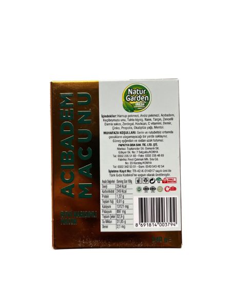 NATURGARDEN ACIBADEM MACUNU 240G