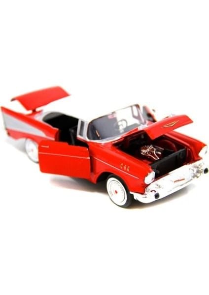Vardem Oyuncak Araba 1957 Chevy Bel Air KIRMIZI