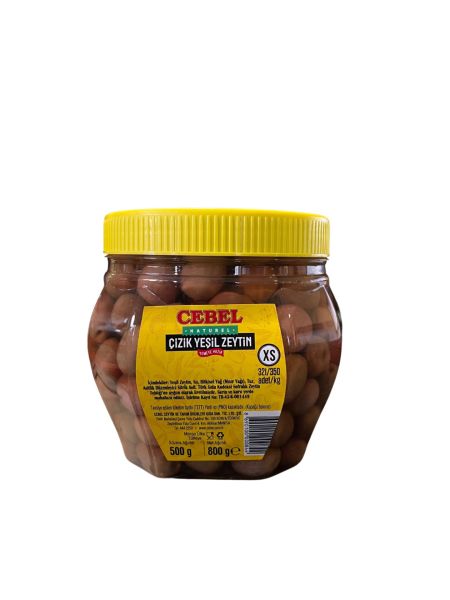 (CEBEL) ÇİZİK YEŞİL ZEYTİN 500G