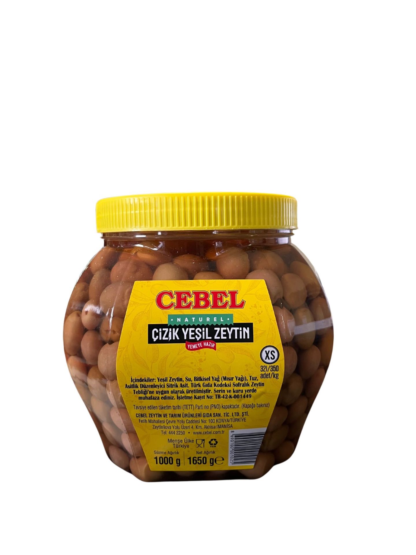(CEBEL) ÇİZİK YEŞİL ZEYTİN 1000G