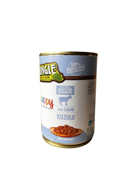 JUNGLE YAVRU KÖPEK MAMASI 400G KONSERVE  (KUZULU)