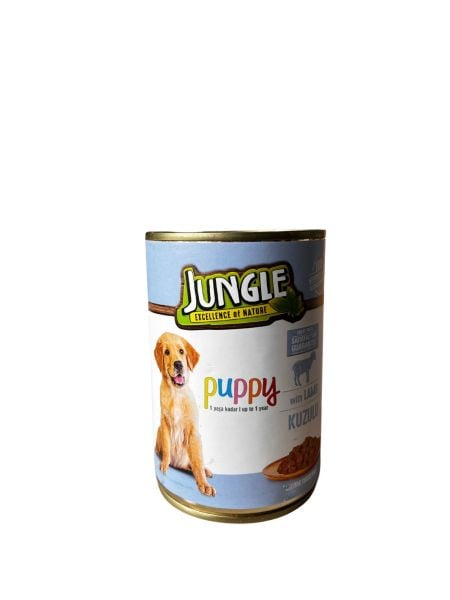 JUNGLE YAVRU KÖPEK MAMASI 400G KONSERVE  (KUZULU)