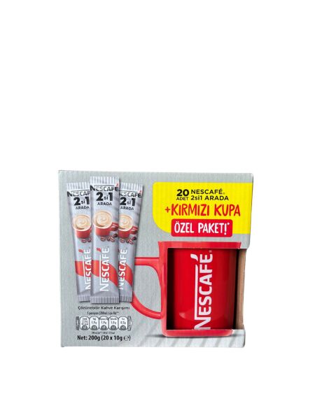NESCAFE 2Sİ 1 ARADA 20Lİ BARDAK HEDİYELİ