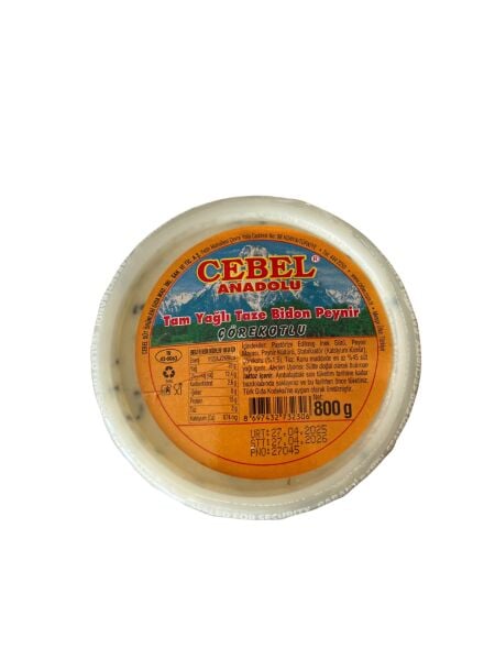 CEBEL ÇÖREK OTLU BİDON PEYNİR 800GR