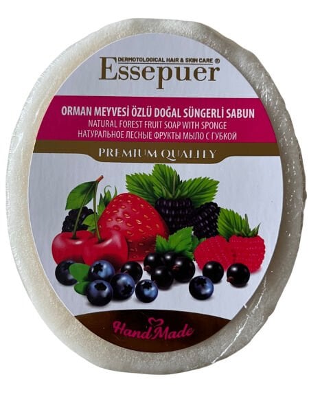 ESSEPUER ORMAN MEVESİ ÖZLÜ DOĞAL SÜNGERLİ SABUN 135 GR