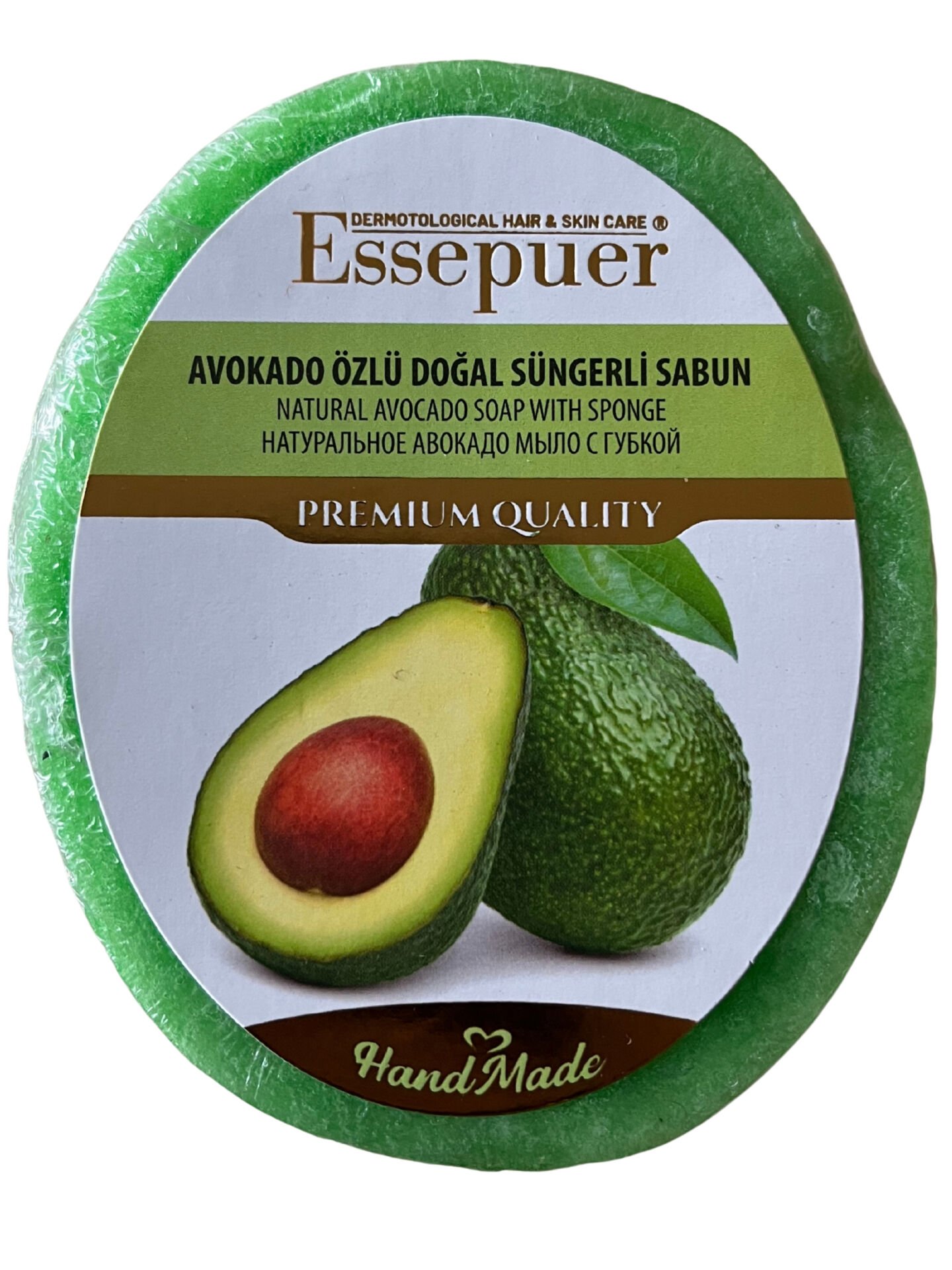 ESSEPUER AVOKADO ÖZLÜ DOĞAL SÜNGERLİ SABUN 135 GR