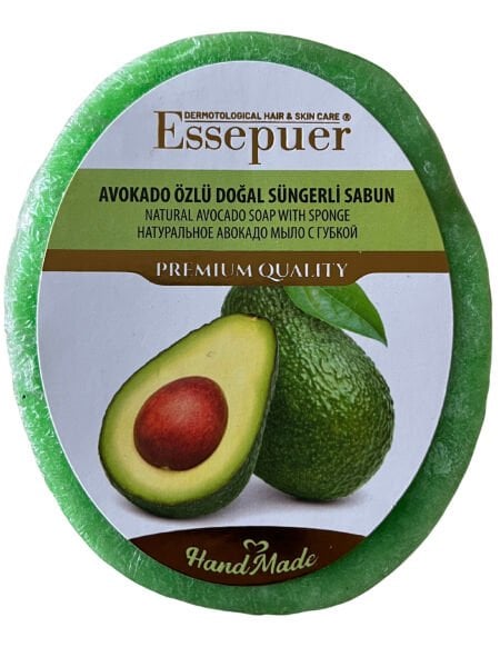 ESSEPUER AVOKADO ÖZLÜ DOĞAL SÜNGERLİ SABUN 135 GR