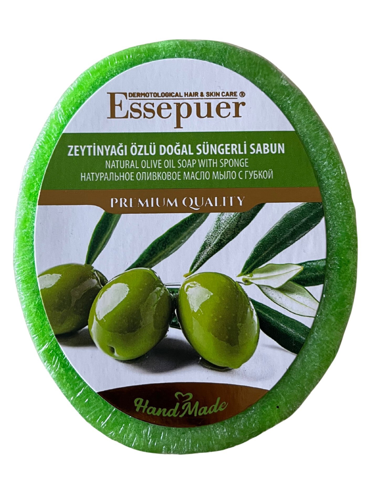 ESSEPUER ZEYTİNYAĞLI DOĞAL SÜNGERLİ SABUN 135 GR