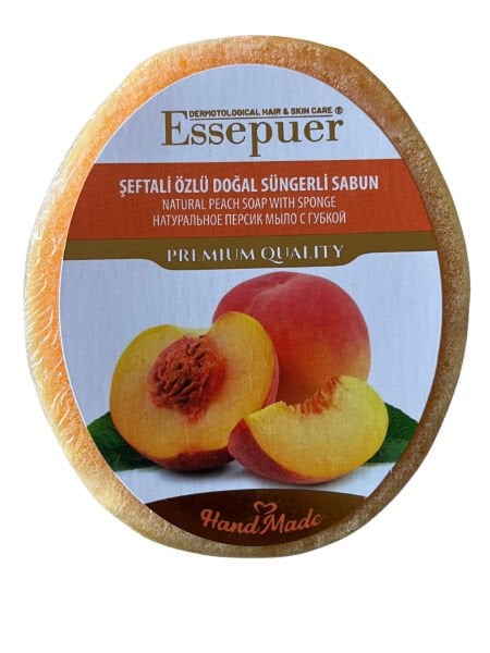 ESSEPUER ŞEFTALİ ÖZLÜ DOĞAL SÜNGERLİ SABUN 135 GR