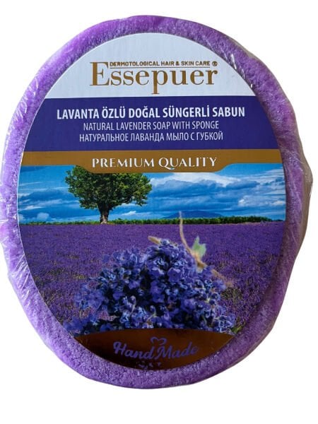 ESSEPUER LAVANTA ÖZLÜ DOĞAL SÜNGERLİ SABUN 135 GR