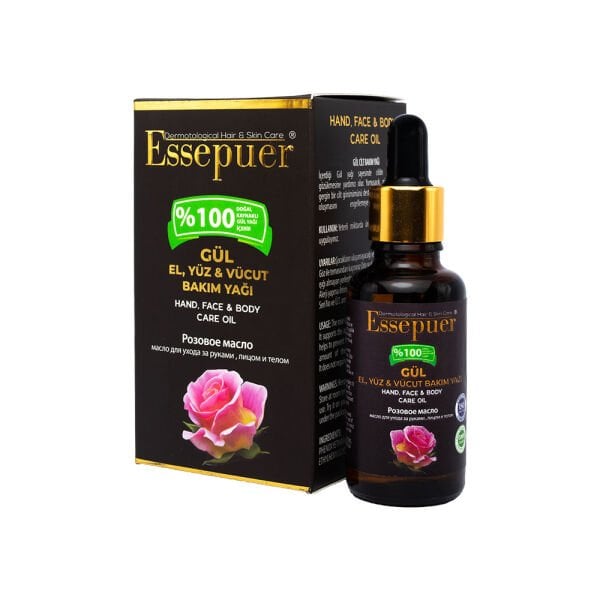 ESSEPUER (GÜL)EL,YÜZ & VÜCUT BAKIM YAĞI 30 ML