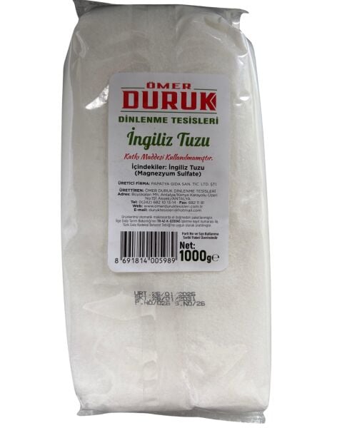 ÖMER DURUK İNGİLİZ TUZU 1000GR