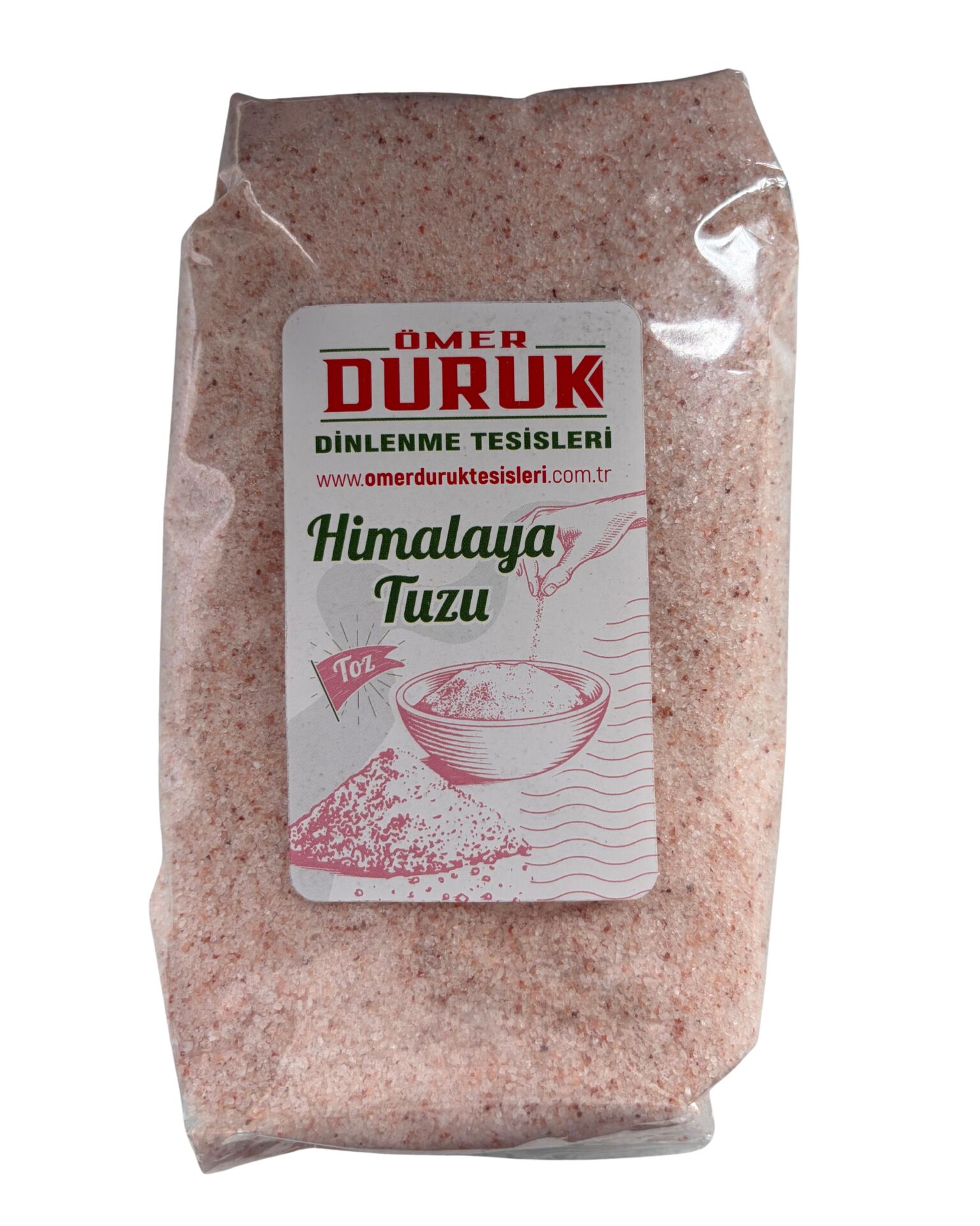 ÖMER DURUK HİMALAYA TUZU 1000GR PEMBE TOZ