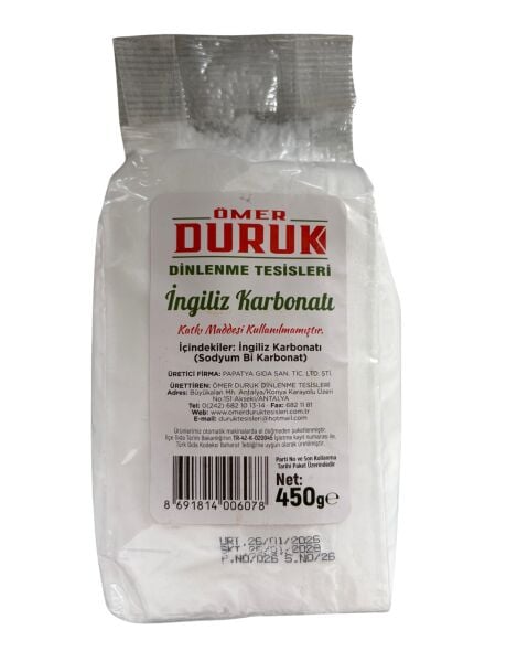 ÖMER DURUK İNGİLİZ KARBONATI 450GR
