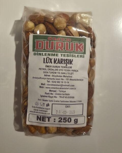 ÖMER DURUK ÇEREZ LÜX KARIŞIK 250GR
