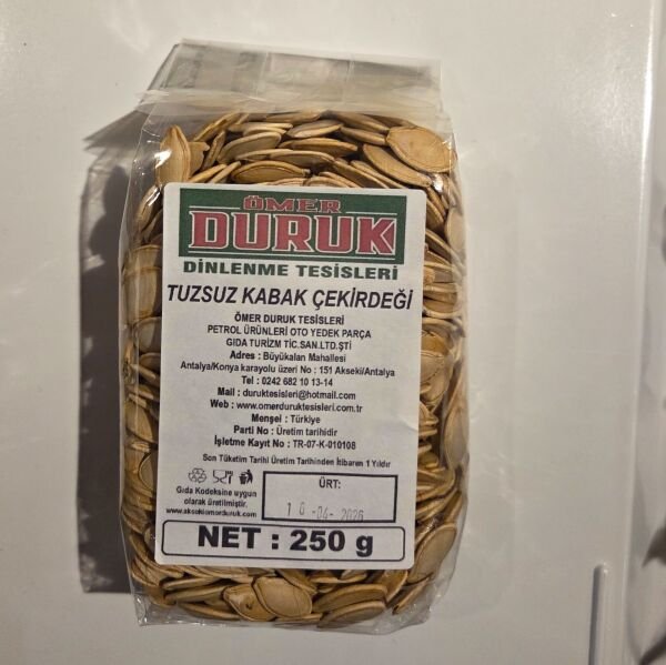 ÖMER DURUK ÇEREZ KABAK ÇEKİRDEĞİ 400GR
