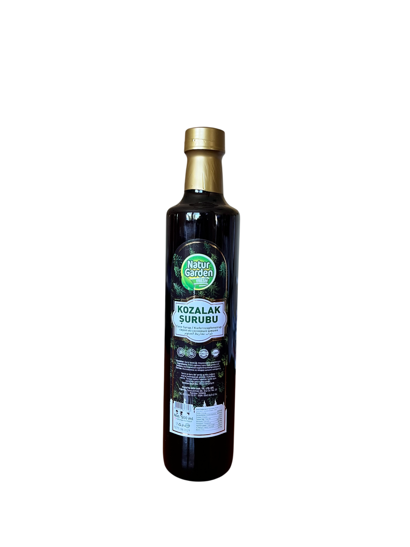 NATUR GARDEN KOZALAK ŞURUBU 500 ML