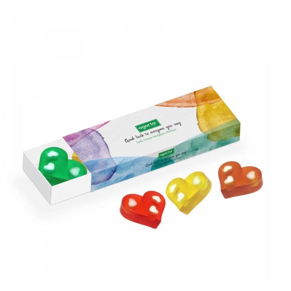 Agarta El Yapımı Doğal Kalpli Sabun Seti