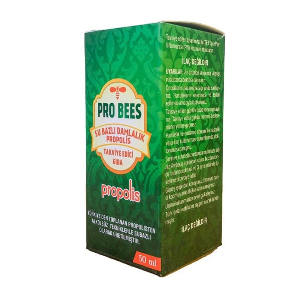 Pro Bees Su Bazlı Damlalık Propolis Takviye Edici Gıda 50ml