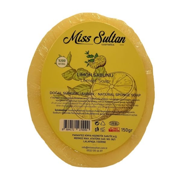 Mis Sultan Süngerli Limon Sabunu