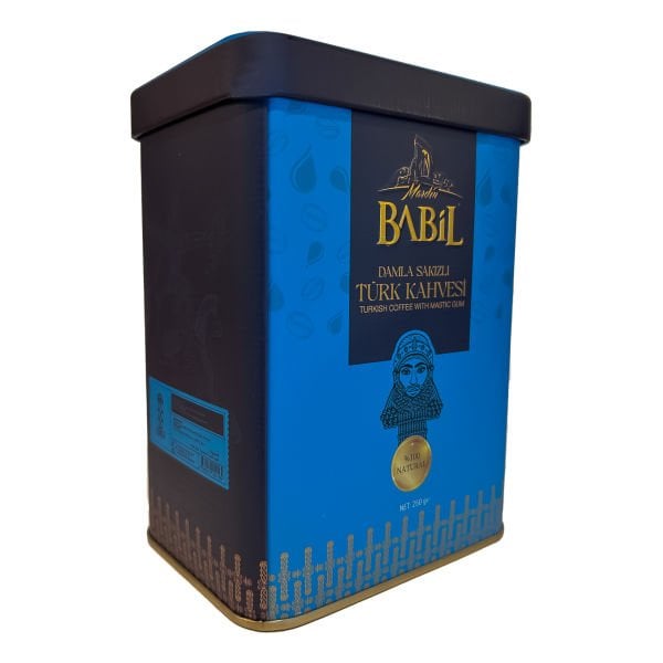 Mardin Babil Damla Sakızlı Türk Kahvesi Teneke Kutu 250g