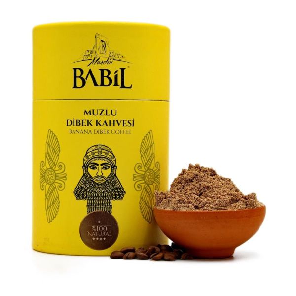 Mardin Babil Muzlu Dibek Kahvesi 200g Karton Silindir Kutu