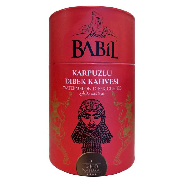 Mardin Babil Karpuzlu Dibek Kahvesi 200g Karton Silindir Kutu