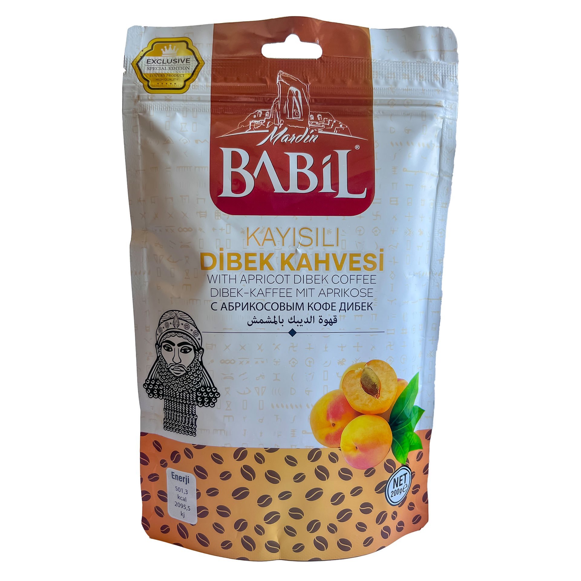 Kayısılı Dibek Kahvesi (Doypack) 200g