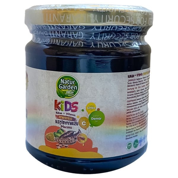 Natur Garden Kids Kakao+Vitamin Zencefilli Keçi Boynuzu Macunu 240g