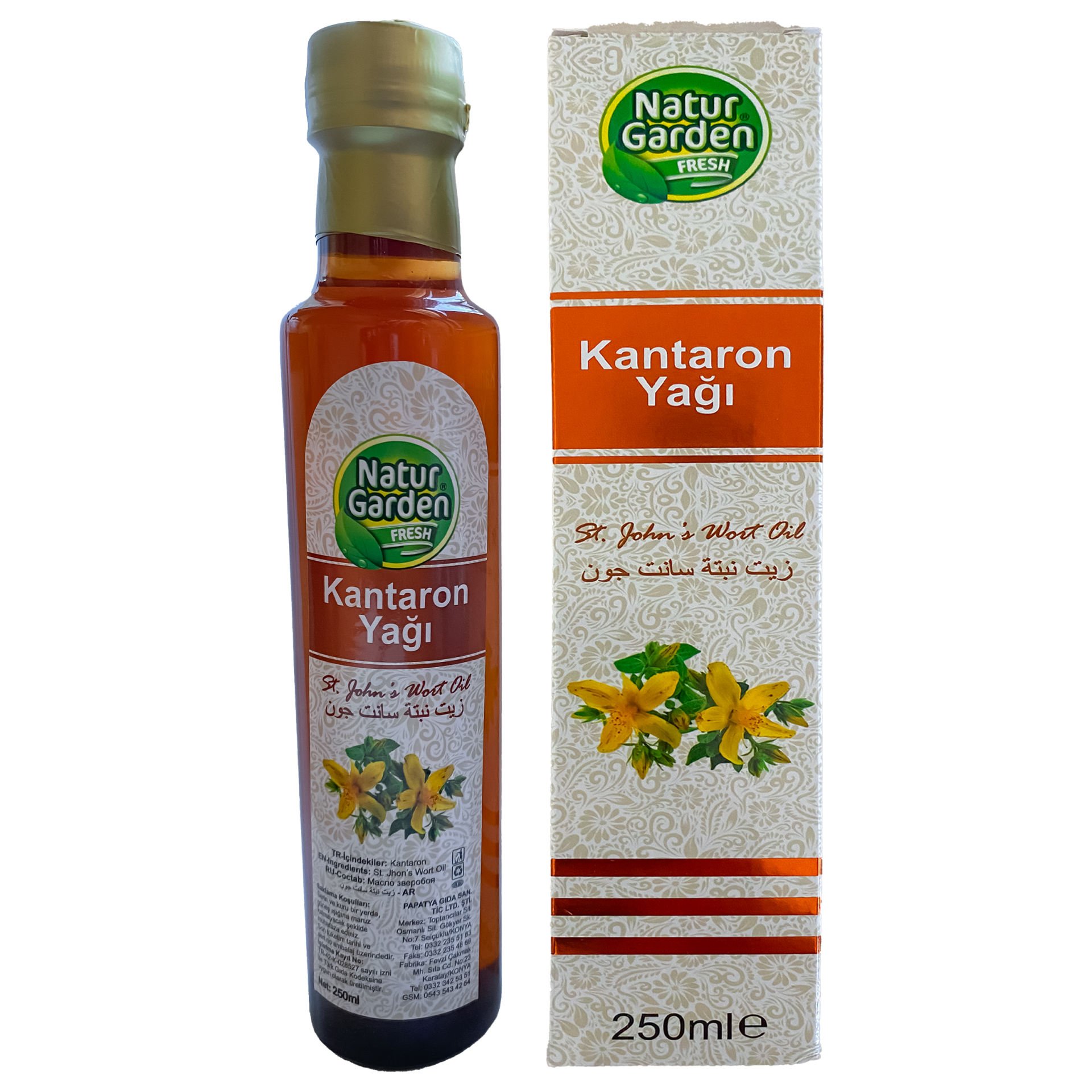 Natur Garden Kantaron Yağı 250ml