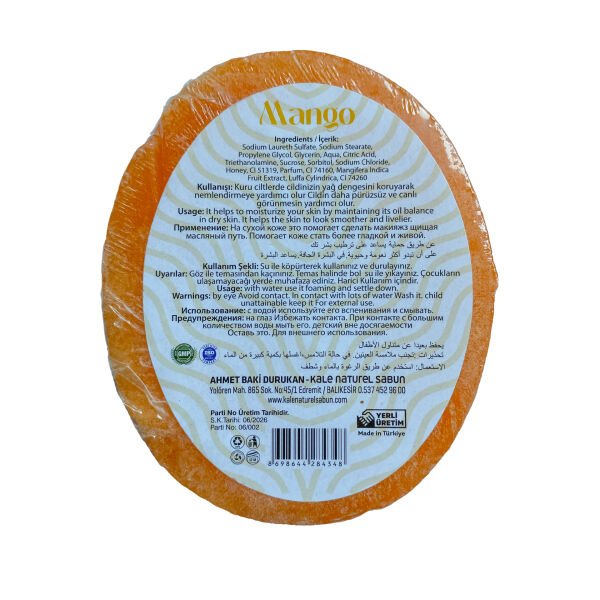Purlavie Doğal Süngerli Sabun Mango 100g
