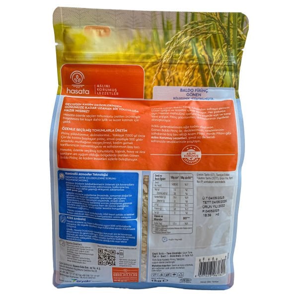 Hasata Gönen Baldo Pirinç 1 Kg
