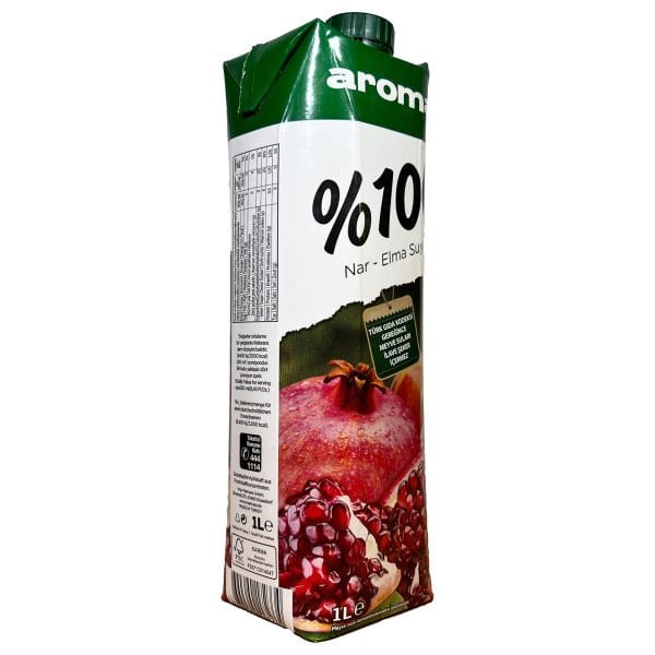 Aroma %100 Nar-Elma Meyve Suyu 1L 12 Adet