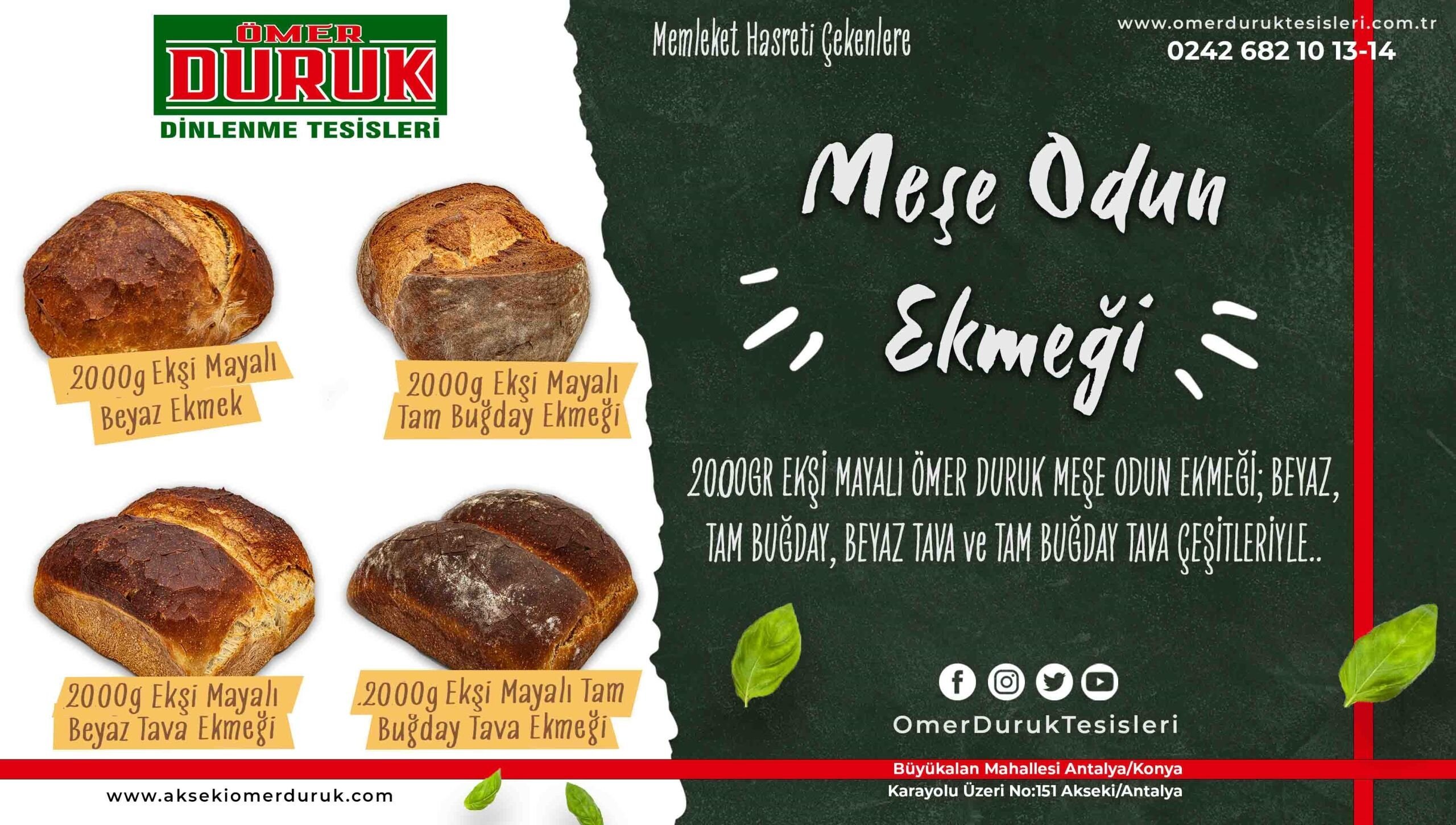 Akseki Meşe Odun Ekmeği